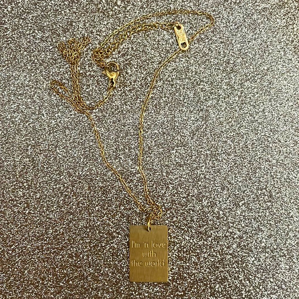 I’m in love with the World Necklace